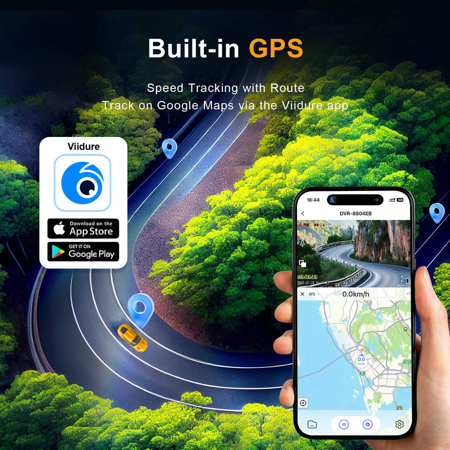 4 Channel 4K Dash Camera for Cars 360°